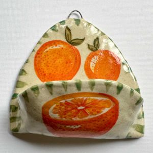 Orange Citrus Wall Pocket