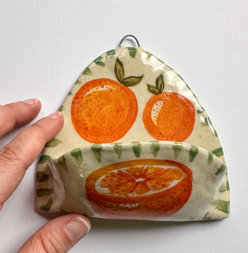 Orange Citrus Wall Pocket - Image 4