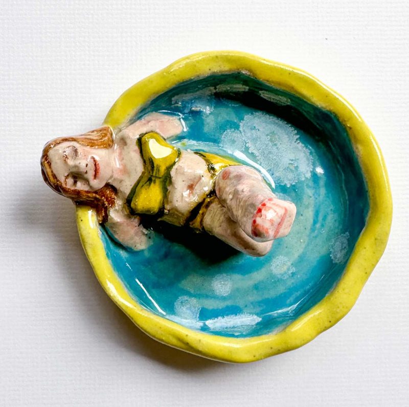 Swimming Lady Ring Dish - Image 2