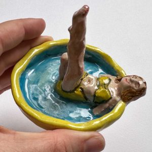 Swimming Lady Ring Dish
