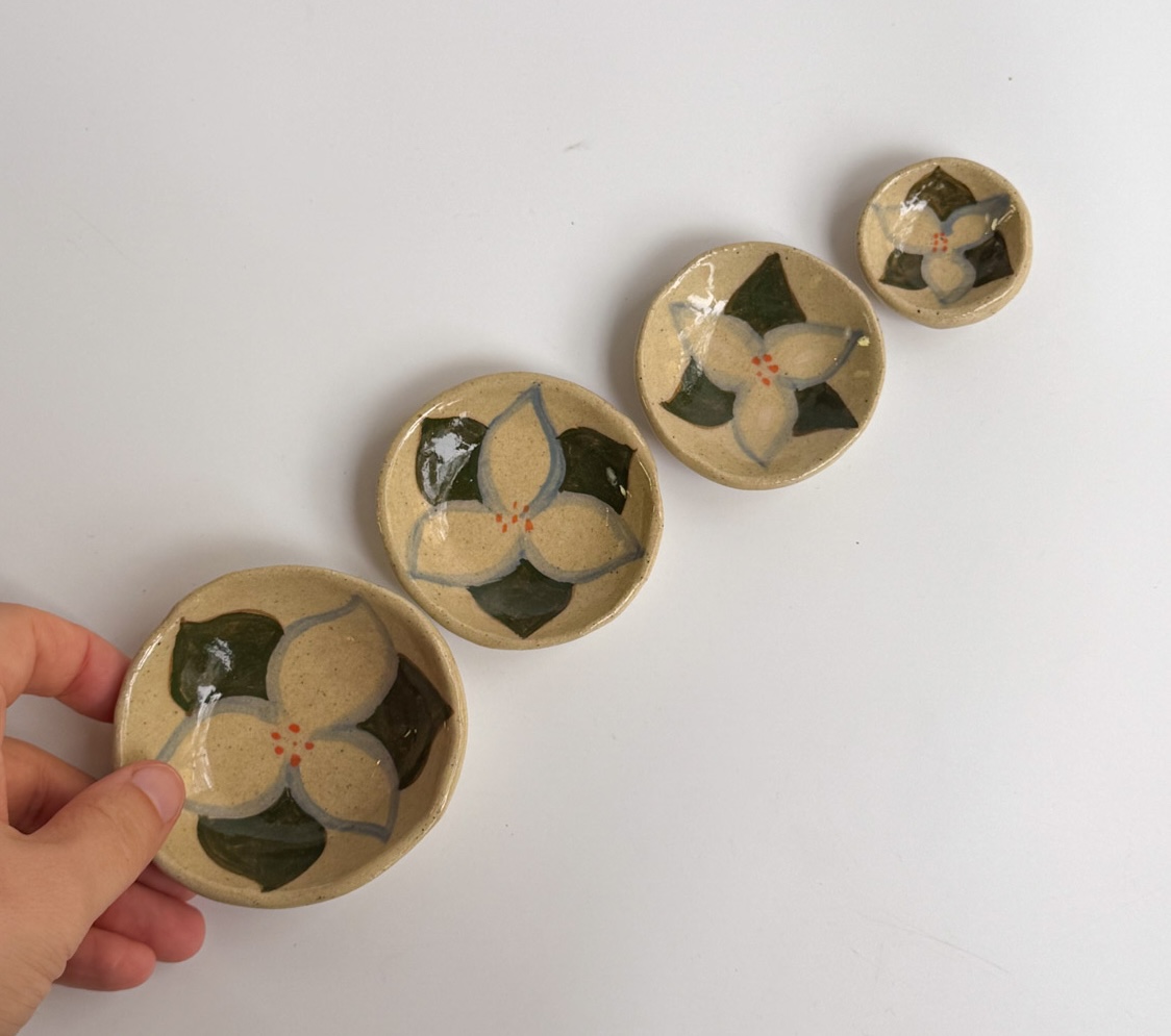 Trillium Mini Dish Set of 4 - Image 4