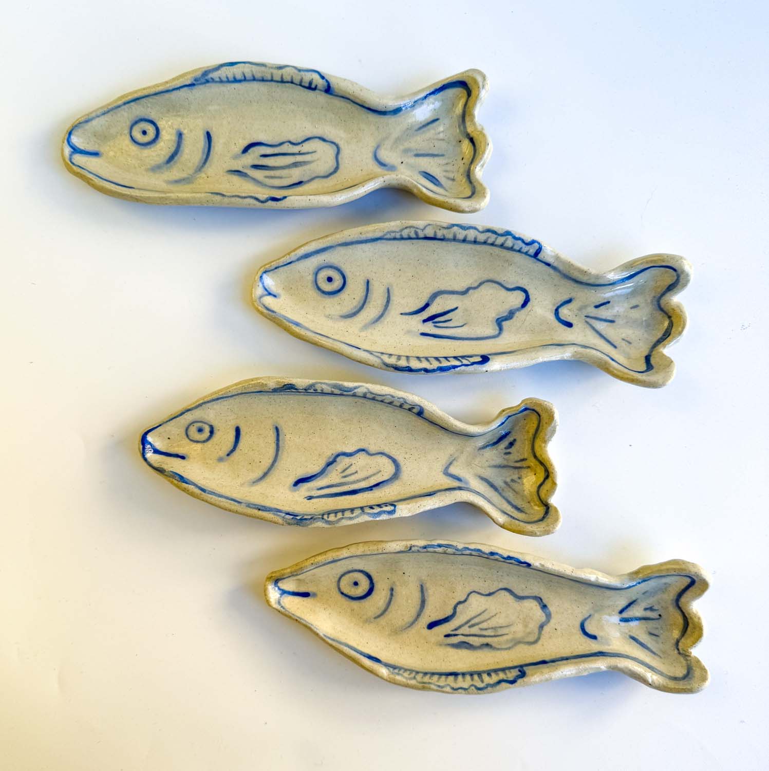 Fishy Dishy Blue & White - Image 2