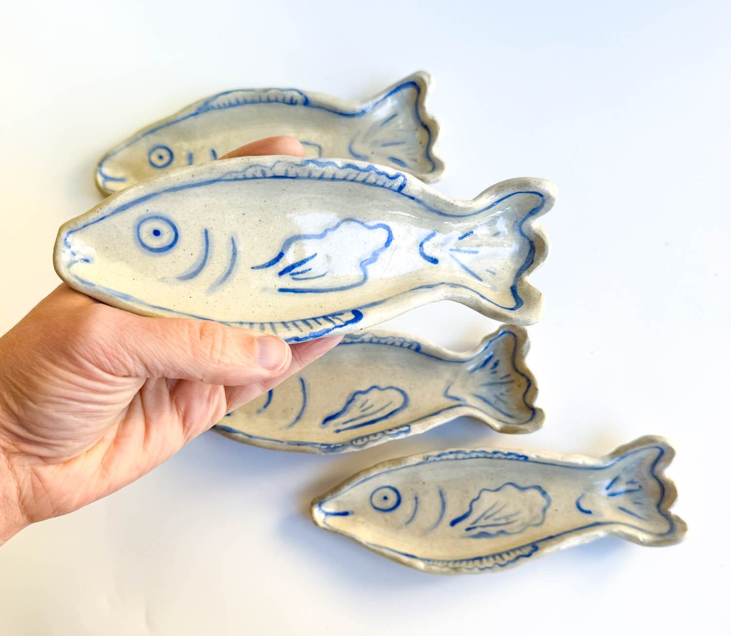 Fishy Dishy Blue & White - Image 3